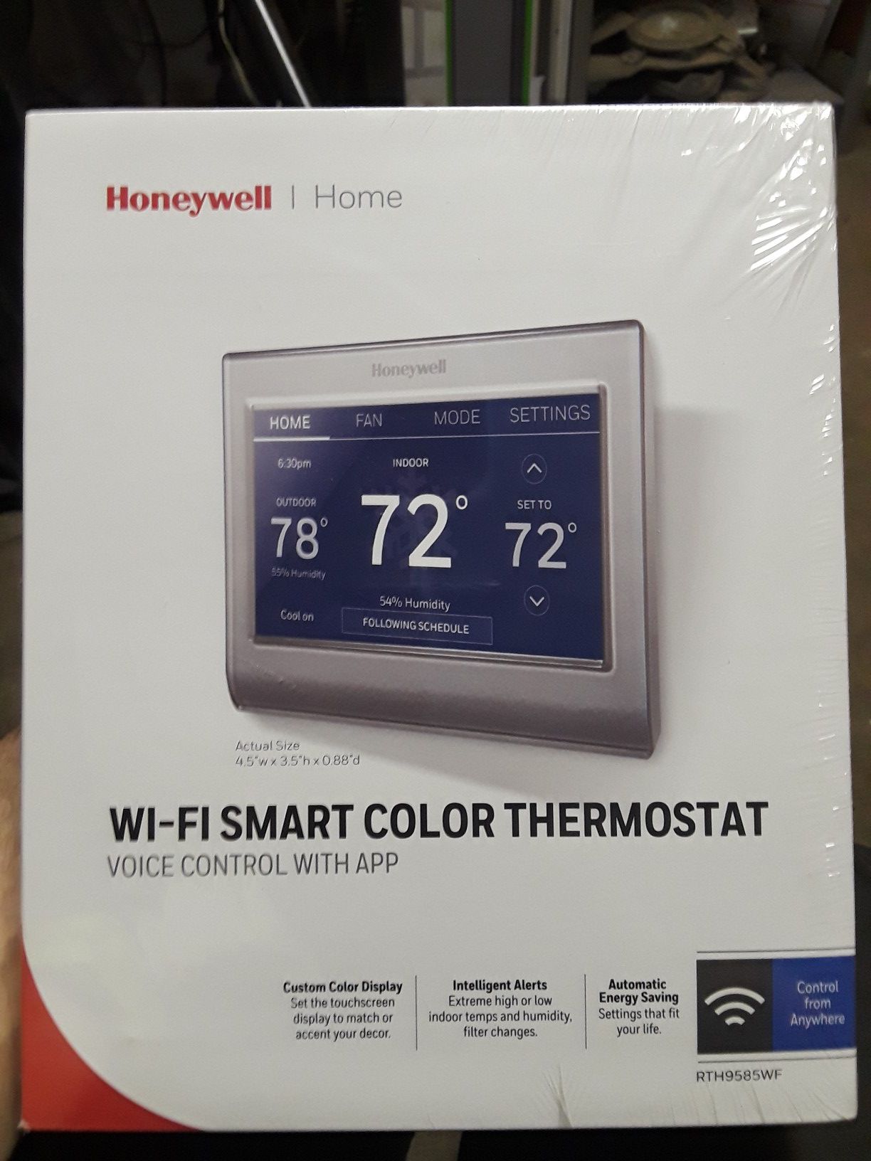 Honeywell Wi-Fi smart thermostat