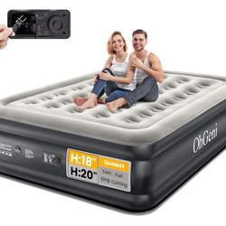 OhGeni Queen Air Mattress , 18"