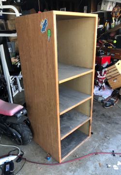 Solid wood shelf