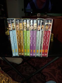 Agatha Christie's Poirot 12 Volume DVD set. $20.00