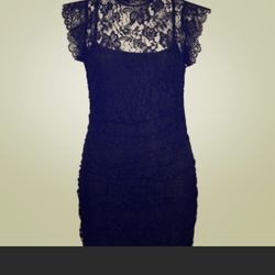 Sexy Lacey Little Black Dress Size Medium