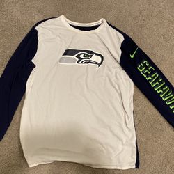 Mens Seahawks Long Sleeve Shirt XL