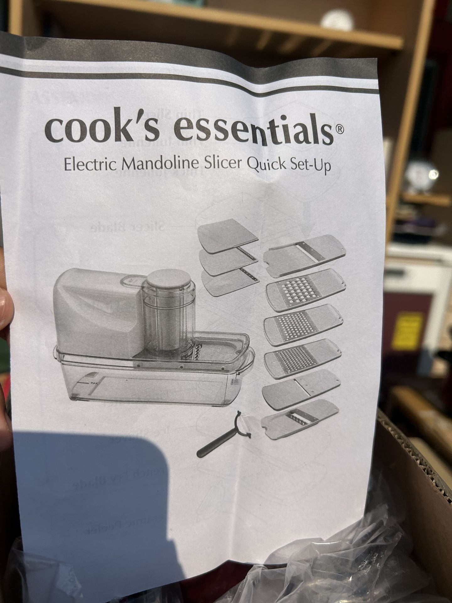 Cook's Essentials Electric Mandoline Slicer