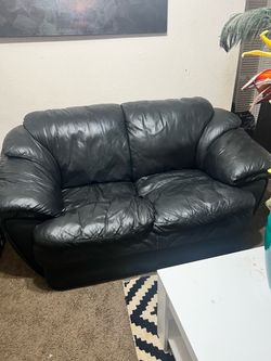 Leather couch