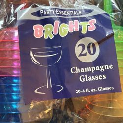 Champagne Glasses Acrylic 