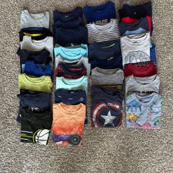 Boys Short Sleeve Tops 18M-5T  $1.00 Each