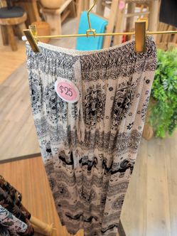 Boho Elephant Print Harem Pants