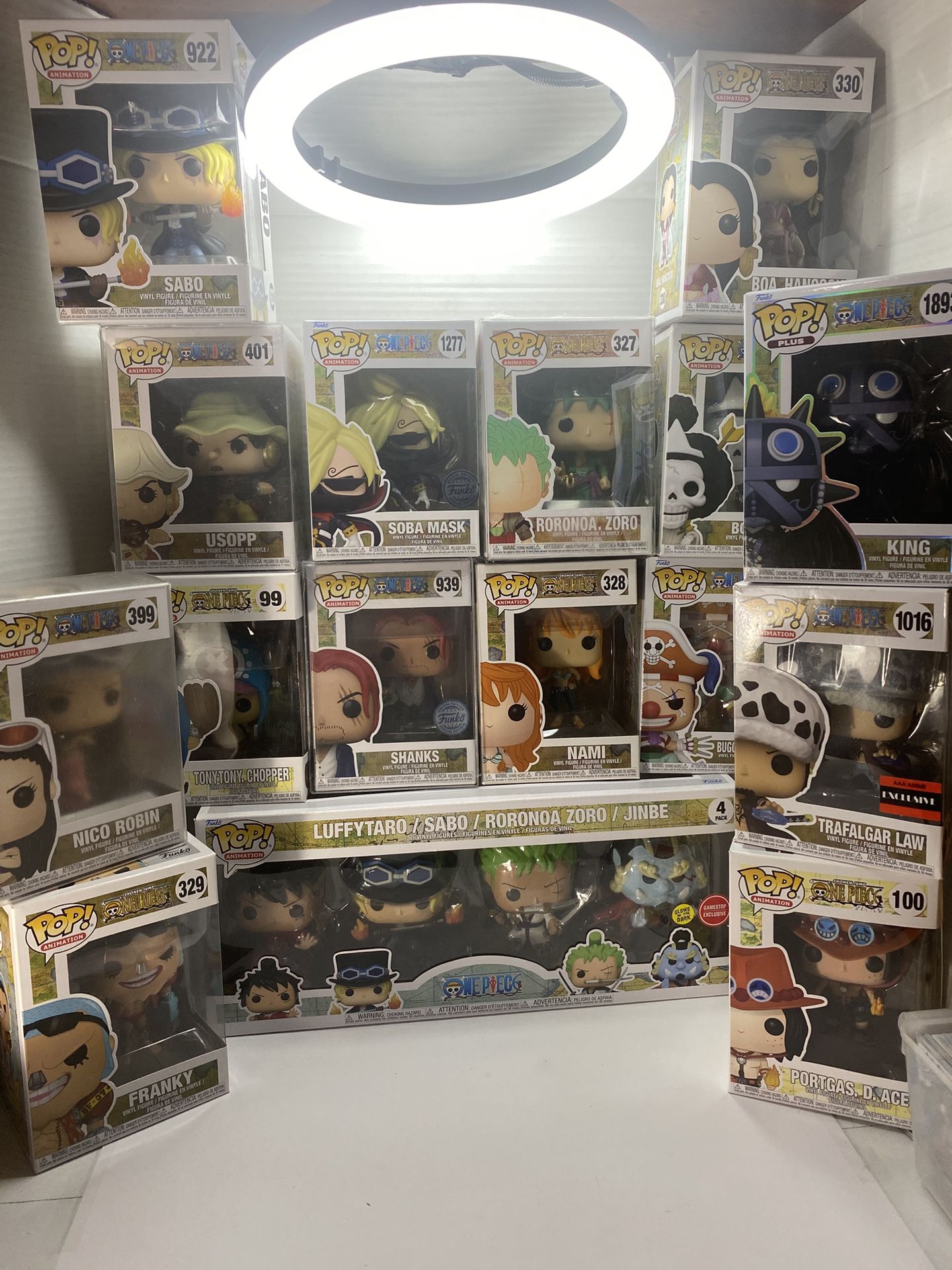 ONEPIECE Funko Pop Collection 19 Funkos