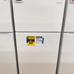 Brand-New Amana 30 in. 18.2 Cu. Ft. White Top Freezer Refrigerator ART318FFDW