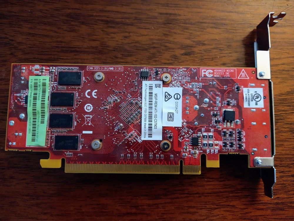 Pro Grade ATI FirePro W2100 Graphics Card 2GB DDR5 2x Display Port