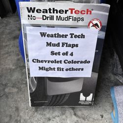 WeatherTech Mud Flaps For Chevy Colorado 