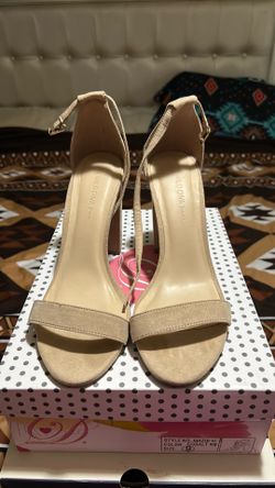 Nude high heels