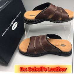 Dr. Scholl’s Men’s cushion Leather Sandals Size 11 New