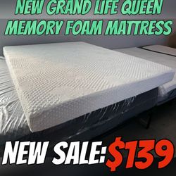NEW GRAND LIFE QUEEN MEMORY FOAM MATTRESS 
