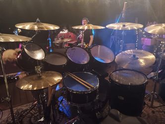 Pearl ex series drums black