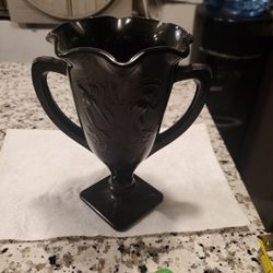 Vintage LE Smith black Amethyst Trophy Vase