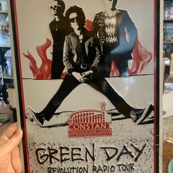 Green Day At Ted Constant Center 2017 tour Metal Sign
