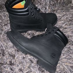 Black timberland waterproof boots