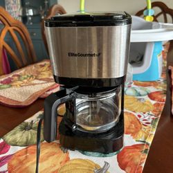 Used Elite Gourmet 5-Cup Drop Coffee Maker 