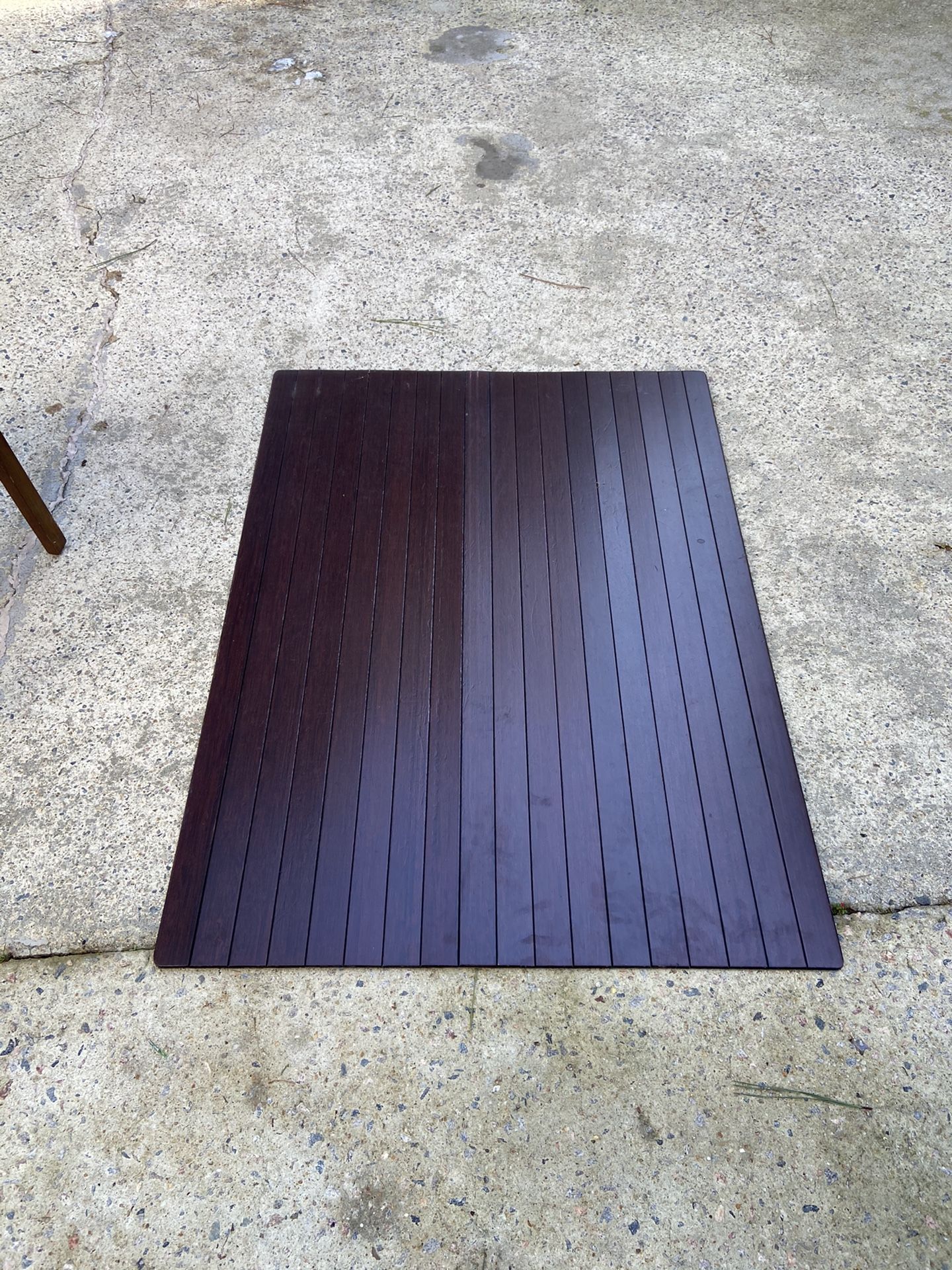 BAMBOO OFFICE CHAIR PAD 48x35 3/16 thick