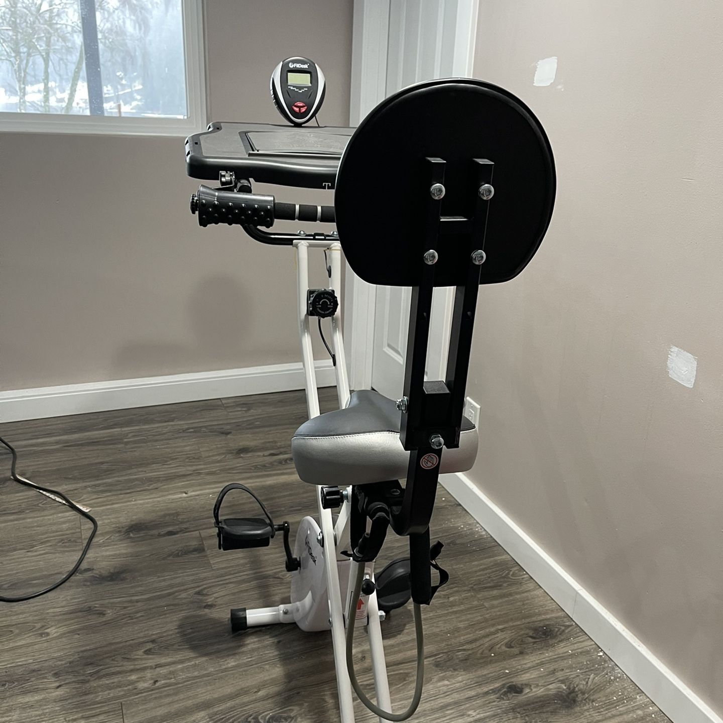 FitDesk Standing Adjustable Desk Bike