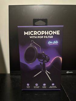 Microphone with Pop filter