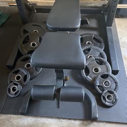 Bench Press And Squat Rack (Ngotiable)