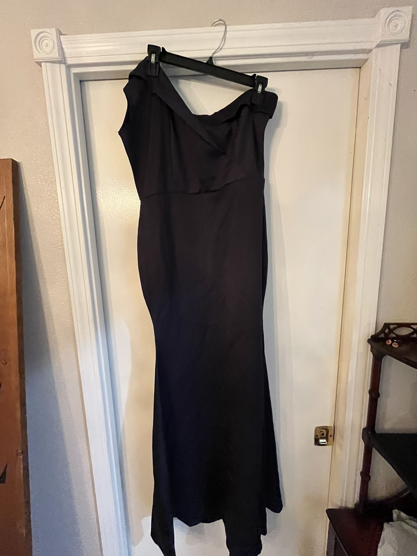 Brand new navy blue dress size large