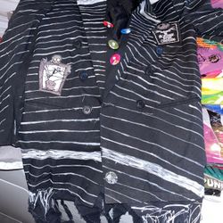 Jack skeleton handmade coat