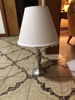 Silver vintage lamp