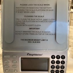 Weight Watchers Scale