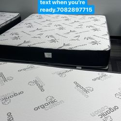 Huge sale for Mattress And Box Twin size mattress and box 150.$ full 190$ Queen 200$ king 290$. free delivery free set up 708….280….7715… cash or Zell