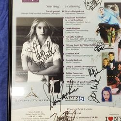 16X24? Framed Ice Skating Poster