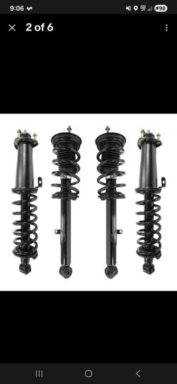Front & Rear Complete Struts & Coil Springs