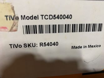 TiVo 40 $20