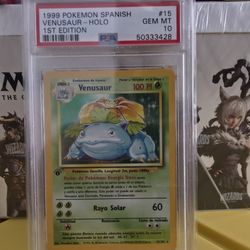 1999 Pokemon Venusaur 1st Edition PSA 10 