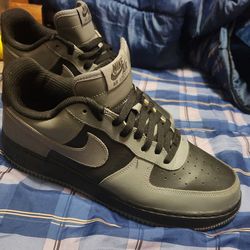 Grey/Black Nike AF1's US Men's 12