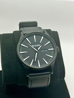 Nixon Sentry Leather All Black A105-001-00