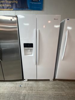 Whirlpool White Side-by-Side Refrigerator π·οΈ$499