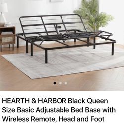 Sleeptone Queen adjustable Bed Frame With Remote 