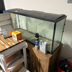 55 Gallon Fish Tank With Dresser