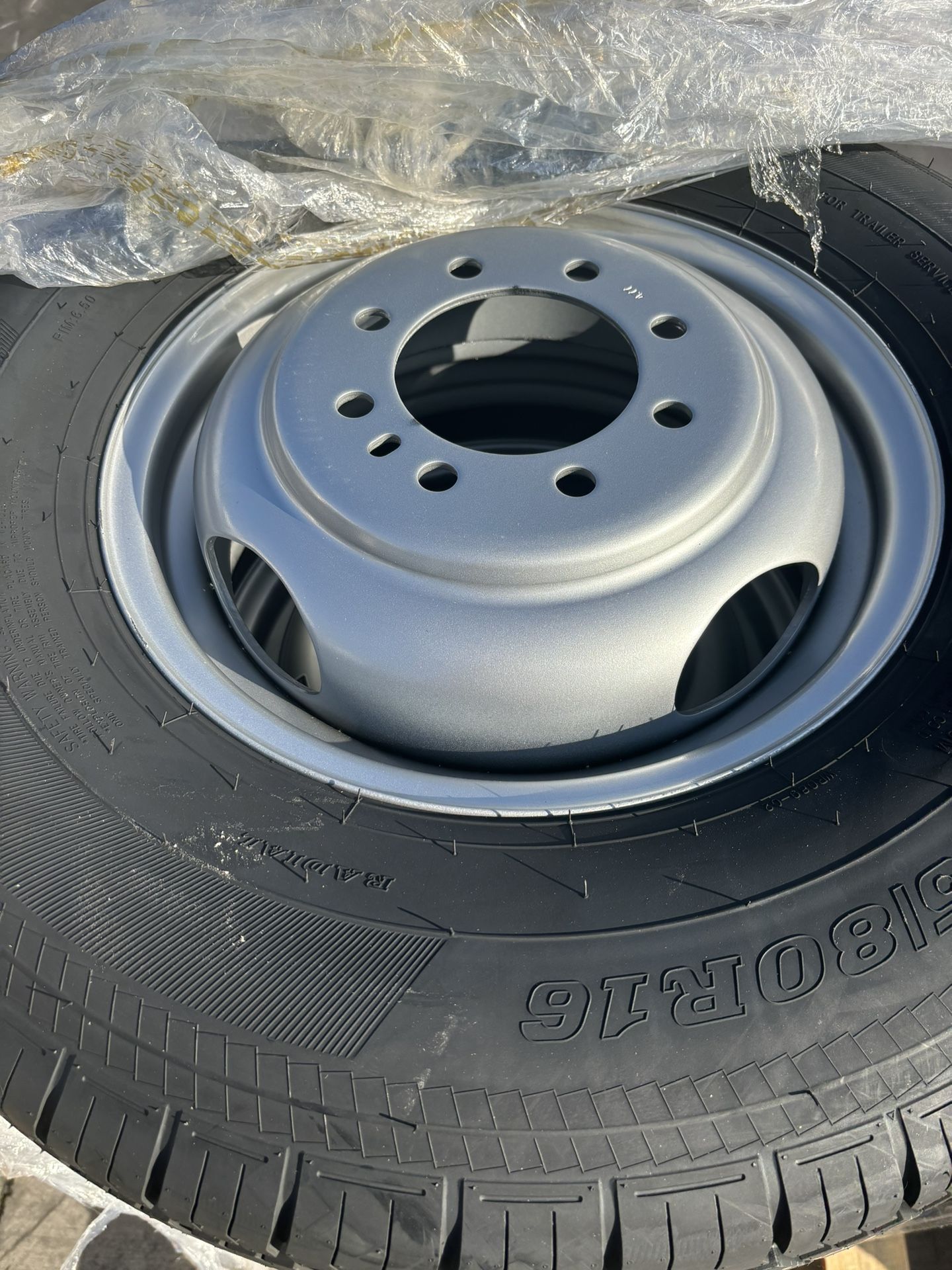 1 Dually Trailer Wheel With 235x80-16 $200