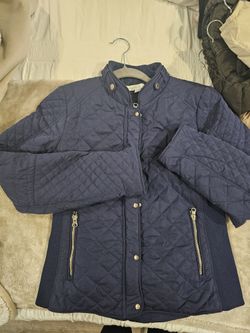 Women Navy Blue Jacket