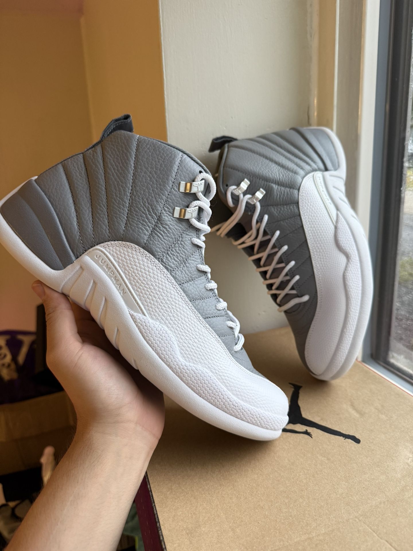 Jordan 12 Stealth Grey