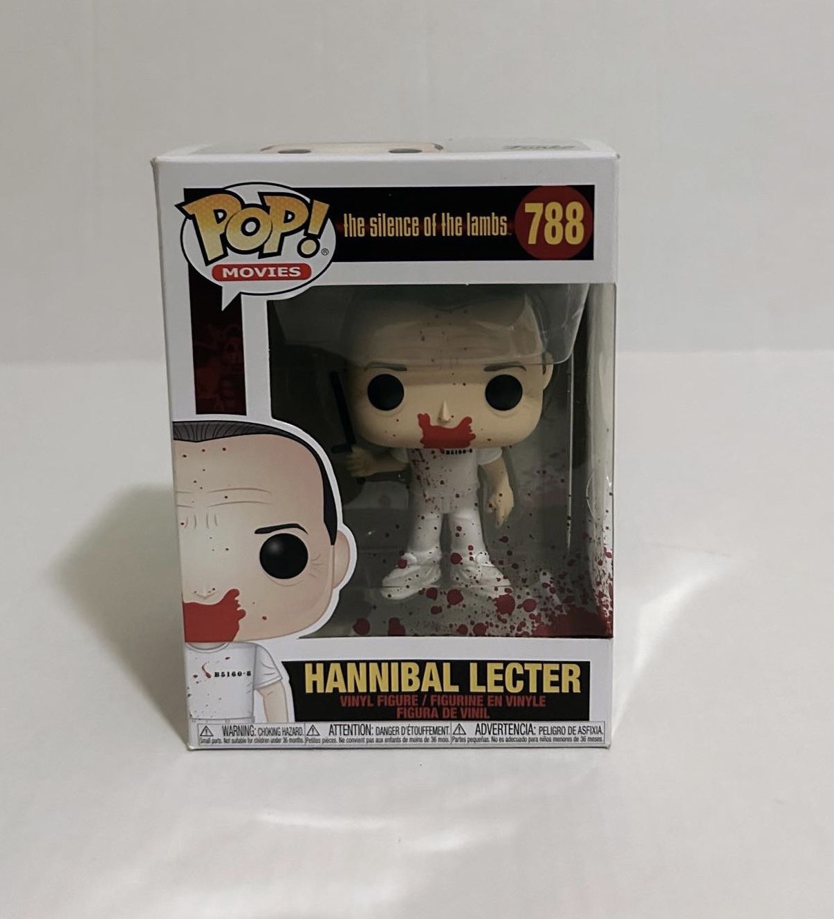 Funko Pop Movies: Silence of The Lambs 788 Hannibal Bloody *SLIGHT BOX DAMAGE*