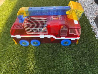 Tiny Tales Fire Truck Hamster Cage