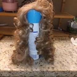 Blond Curly Wig