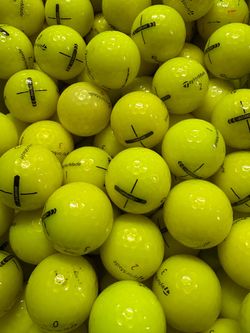 Taylormade yellow distance golf balls $10 for 15 balls