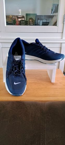 Nike Blue Mesh Low-Top Sneakers