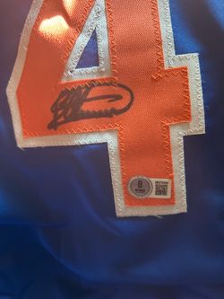 Bartolo colon signed and Beckett certified Mets Jersey